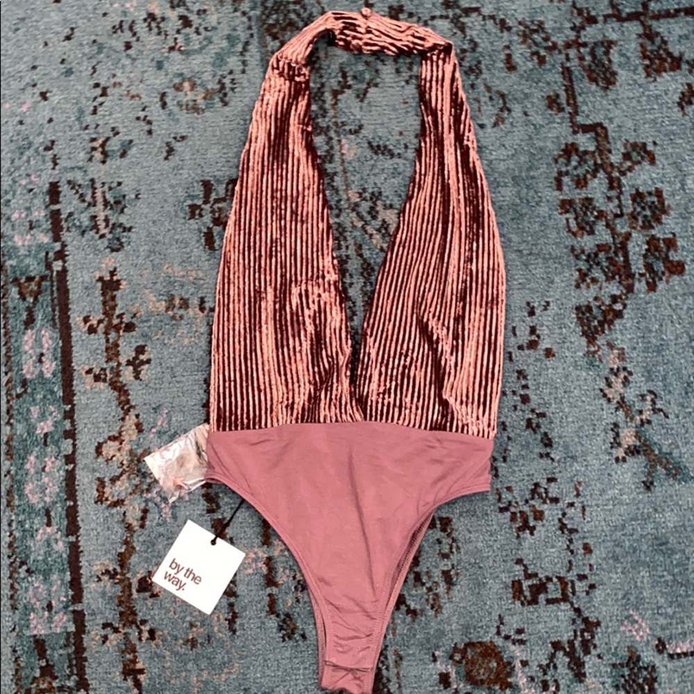 velvet low v-cut body suit!